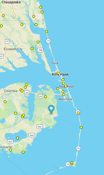 Map of POTA entities